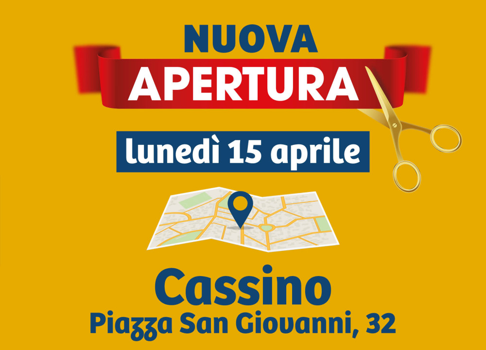 Nuova apertura a Cassino