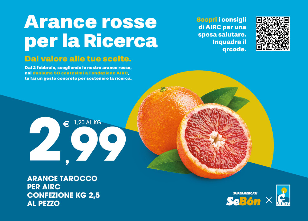 Arance rosse per la Ricerca